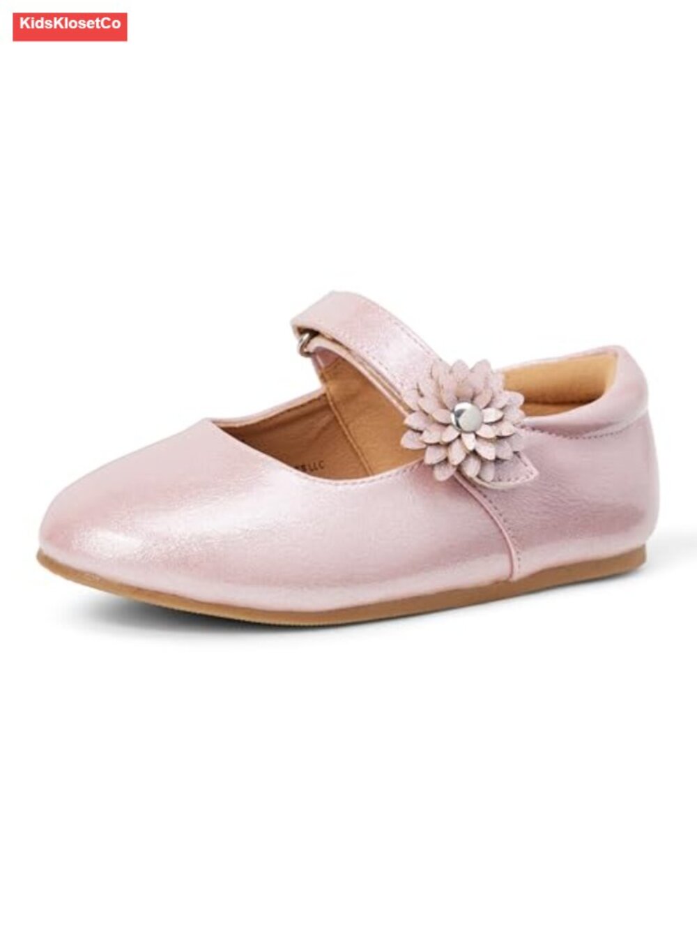 Toddler Girls Mary Jane Flats - Faux Patent Leather